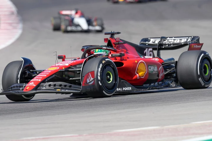 Charles Leclerc snatches pole position after Max Verstappen’s lap was deleted