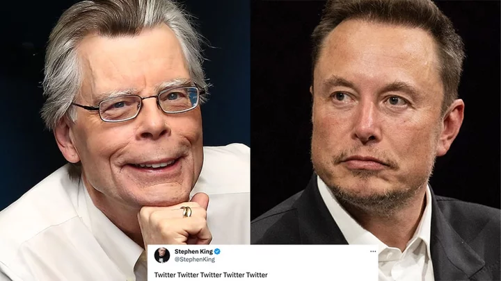 Stephen King is trolling Elon Musk over Twitter's name change
