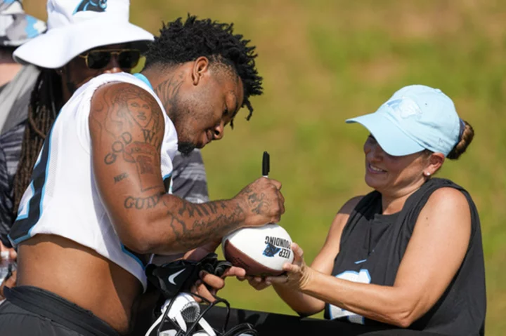 Panthers RB Miles Sanders confident he'll be ready to play in regular-season opener vs. Falcons