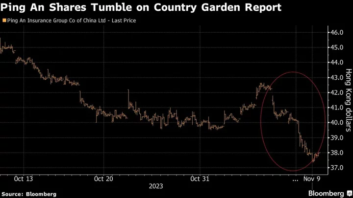 Ping An Slump Shows Why a Country Garden Deal Would Be Dangerous