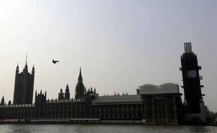 Lawmakers warn leaky, crumbling UK Parliament at risk of 'catastrophic' event