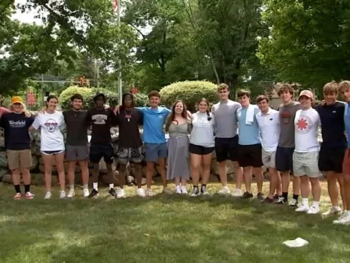 11 sets of twins just graduated in New Jersey. But that's not even a record for this high school